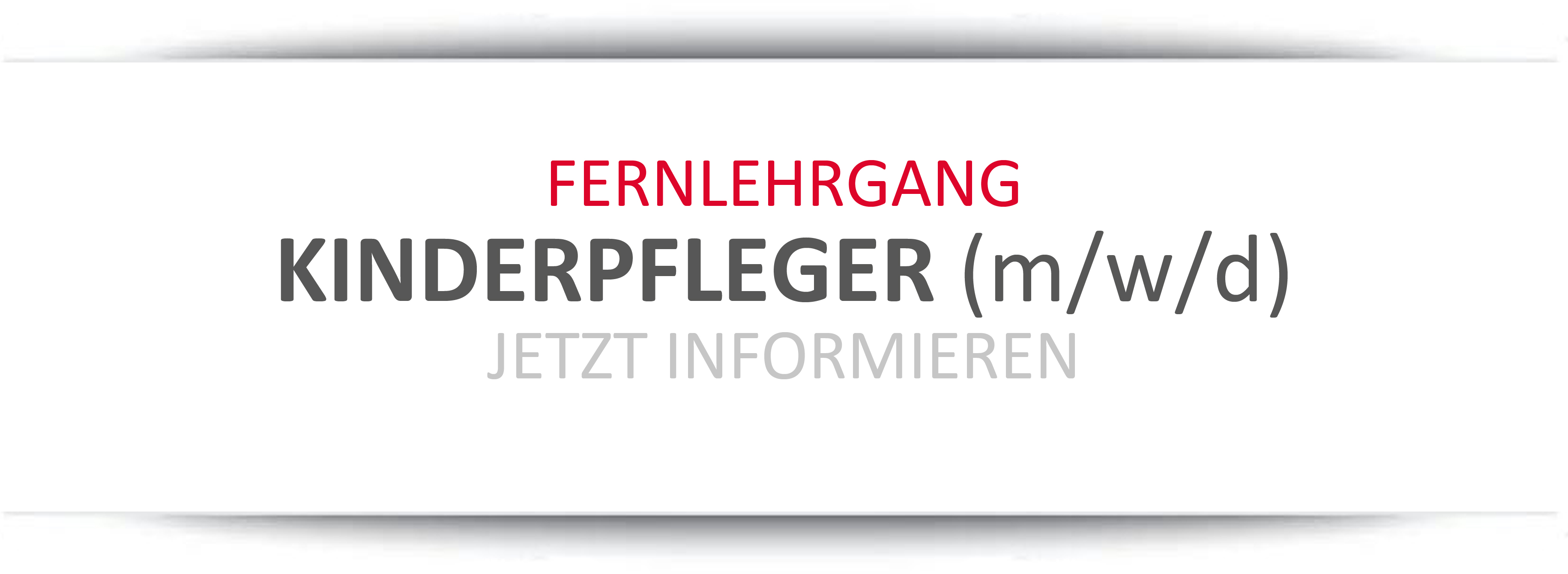 Fernlehrgang Kinderpflege